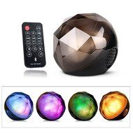 AENMIL Color Changing Wireless Bluetooth Speaker, Rotating Magic Effect Disco Ball Speaker for Tablet iPad iPhone... N16