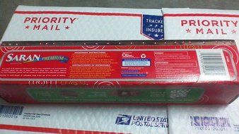 Saran Premium Plastic Wrap,Heavy Duty,200 sq ft each Limited Holiday Edition N N3