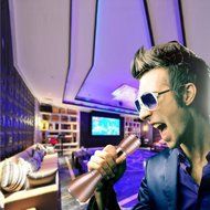 INHDBOX Mobile Wireless Microphone,Wireless Bluetooth Karaoke Player Microphone Speaker KTV for iPhone/PC K01 N7