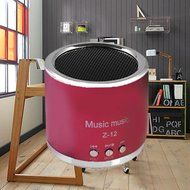 Speaker, Dreaman Wireless Portable Mini Speaker FM Radio USB Micro SD TF Card MP3 Player Red N2