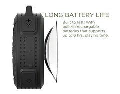 Portable Wireless Stereo Speaker for Shower/Outdoor, Compatible for iPhone/ IPad and Android Series with Built-in... N4