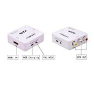 Tendak 1080P HDMI to AV 3RCA CVBs Composite Video Audio Converter Adapter Supporting PAL/NTSC with USB Charge... N3
