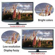 Tendak 1080P HDMI to AV 3RCA CVBs Composite Video Audio Converter Adapter Supporting PAL/NTSC with USB Charge... N5