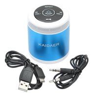 KD-MN02 Multi-functional Super Mini Audio Speaker Amplifier with TF/ USB Slot for PC Mobile Phone MP3 Player Blue N4