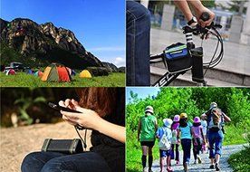 PWOW&reg; Portable Triangle Wireless Bluetooth Water Resistant Speaker - Shower Speaker - Camping Speaker - Hiking... N3