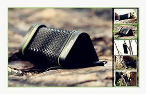 PWOW&reg; Portable Triangle Wireless Bluetooth Water Resistant Speaker - Shower Speaker - Camping Speaker - Hiking... N4