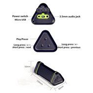 PWOW&reg; Portable Triangle Wireless Bluetooth Water Resistant Speaker - Shower Speaker - Camping Speaker - Hiking... N6
