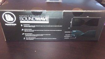 Urban Beatz Soundwave Portable Wireless Bluetooth Speaker Black UB-SPB09-10T N2