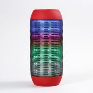 Portable Wireless Bluetooth Speaker Deep Bass Built-in Microphone Boombox 360 LED Lights Speakers Support U-disk...