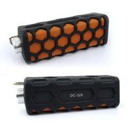 Bluetooth,Waterproof Indoor/ Outdoor Wireless Bluetooth Speakers, Built-In Microphone (Black/Orange) Rechargeable... N5