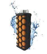 Bluetooth,Waterproof Indoor/ Outdoor Wireless Bluetooth Speakers, Built-In Microphone (Black/Orange) Rechargeable... N7