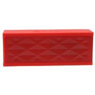 AGPtek Wireless Bluetooth Boombox Speaker w/ Microphone for MP3 PC iPhone iPod Samsung Mobile Phone - Red N3