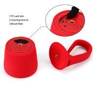 Bluetooth 4.0 Speakers Foldable Tadpole-shape Hook Suction Cup Sucker Mini HIFI Stereo Outdoor Travel Shower Bath... N13
