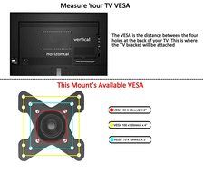 Mounting Dream MD2463 TV Monitor Wall Mount Bracket for most 10-26 Inch LED, LCD Flat Screen TV and Monitors,... N4