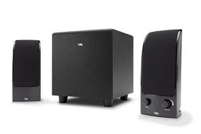 Cyber Acoustics 7 watt Powered Speaker System Delivering Clear Audio (CA-3072)