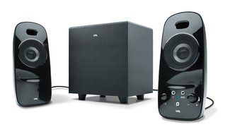 Cyber Acoustics 7 watt Powered Speaker System Delivering Clear Audio (CA-3072) N3