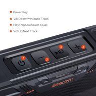 Portable Speakers, Leadzm Waterproof Bluetooth Speakers, Special Forces-SF470, 4.1 Waterproof Sport Portable Wireless... N3