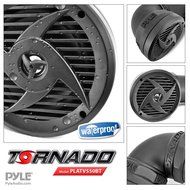 Pyle Tornado Bluetooth Waterproof ATV Speaker Sound System, For UTV Go Cart All terrain,500 Watt, 6.5-Inch, AUX... N5