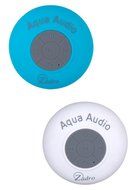 Zadro The Original Aqua Audio Water Resistant Bluetooth Wireless Shower Speaker, White