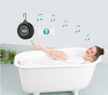 Inamax Wireless Bluetooth Waterproof Outdoor &amp; Shower Speaker, Hands-Free Portable Speakerphone w / Hi-Fi Output... N4