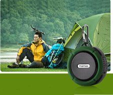 Inamax Wireless Bluetooth Waterproof Outdoor &amp; Shower Speaker, Hands-Free Portable Speakerphone w / Hi-Fi Output... N6