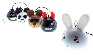 KitSound Mini Buddy Universal Speaker with 3.5mm Jack Compatible with Smartphones, Tablets and MP3 Devices - Pug N16