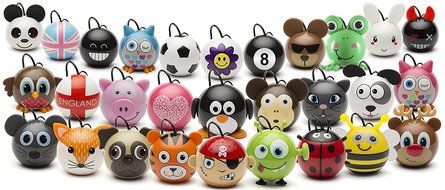 KitSound Mini Buddy Universal Speaker with 3.5mm Jack Compatible with Smartphones, Tablets and MP3 Devices - Pug N44