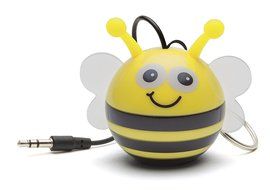 KitSound Mini Buddy Universal Speaker with 3.5mm Jack Compatible with Smartphones, Tablets and MP3 Devices - Pug N47