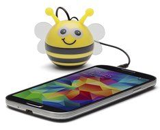 KitSound Mini Buddy Universal Speaker with 3.5mm Jack Compatible with Smartphones, Tablets and MP3 Devices - Pug N49