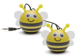 KitSound Mini Buddy Universal Speaker with 3.5mm Jack Compatible with Smartphones, Tablets and MP3 Devices - Pug N50