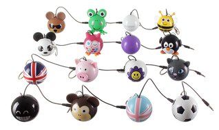 KitSound Mini Buddy Universal Speaker with 3.5mm Jack Compatible with Smartphones, Tablets and MP3 Devices - Pug N53
