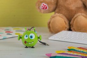 KitSound Mini Buddy Universal Speaker with 3.5mm Jack Compatible with Smartphones, Tablets and MP3 Devices - Pug N65