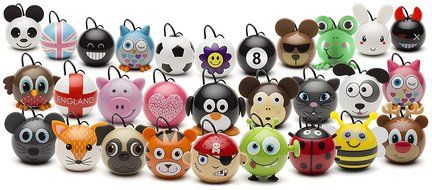 KitSound Mini Buddy Universal Speaker with 3.5mm Jack Compatible with Smartphones, Tablets and MP3 Devices - Pug N66