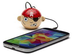 KitSound Mini Buddy Universal Speaker with 3.5mm Jack Compatible with Smartphones, Tablets and MP3 Devices - Pug N70