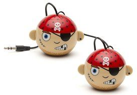 KitSound Mini Buddy Universal Speaker with 3.5mm Jack Compatible with Smartphones, Tablets and MP3 Devices - Pug N71