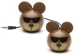 KitSound Mini Buddy Universal Speaker with 3.5mm Jack Compatible with Smartphones, Tablets and MP3 Devices - Pug N81