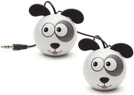 KitSound Mini Buddy Universal Speaker with 3.5mm Jack Compatible with Smartphones, Tablets and MP3 Devices - Pug N110