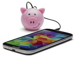KitSound Mini Buddy Universal Speaker with 3.5mm Jack Compatible with Smartphones, Tablets and MP3 Devices - Pug N150