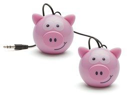 KitSound Mini Buddy Universal Speaker with 3.5mm Jack Compatible with Smartphones, Tablets and MP3 Devices - Pug N151