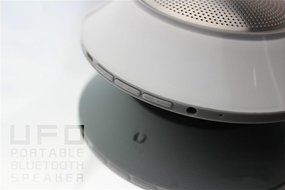 9H&reg; Portable Powerful Wireless Bluetooth 4.0 Mini UFO Speaker 3D Sound Effect Support NFC,Silver N3