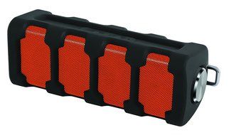 SHARPER IMAGE Universal Weatherproof Rugged Bluetooth Speaker with Mic Compatible with All Devices - Retail Packaging...