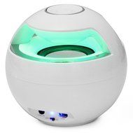Vouke Stereo Wireless Bluetooth LED Flash Speaker Sound box w/ multi Color Flash,Dancing Lights,white N3