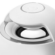 Vouke Stereo Wireless Bluetooth LED Flash Speaker Sound box w/ multi Color Flash,Dancing Lights,white N5