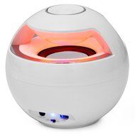 Vouke Stereo Wireless Bluetooth LED Flash Speaker Sound box w/ multi Color Flash,Dancing Lights,white N7