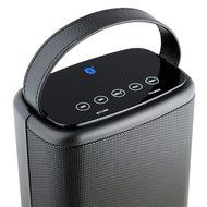 Denali Audio Wireless Bluetooth Large Pairing Speakers with Handle - Black N3