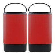 Denali Audio Wireless Bluetooth Large Pairing Speakers with Handle - Black N7