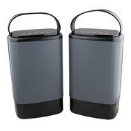 Denali Audio Wireless Bluetooth Large Pairing Speakers with Handle - Black N9