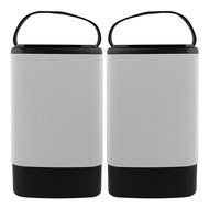 Denali Audio Wireless Bluetooth Large Pairing Speakers with Handle - Black N13