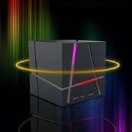 Apltch&reg; New Magic Cube Bluetooth Speakers CiDoss Bluetooth Hands free Wireless Speaker Qone Mini Portable LED... N4