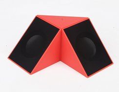 Dewant Triangle Ultra Clear Loud Dual 3W Acoustic Drivers Mini Rechargeable Button Control Bluetooth Speaker System... N2
